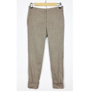 Fabiana Filippi Trouser Pants Wool Cuffed Size XXS